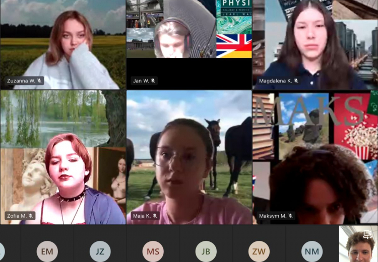 Videokonferenz mit Polen