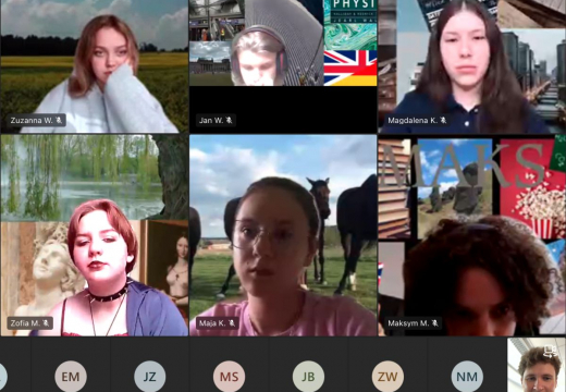 Videokonferenz mit Polen
