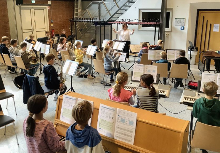 Neues Orchesterprofil probt