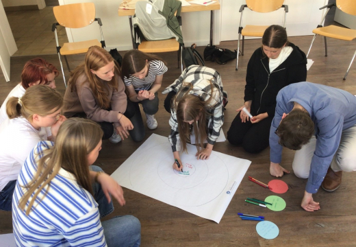 Workshop beim Abschlusswochenende der Juleica-AG in Rulle.