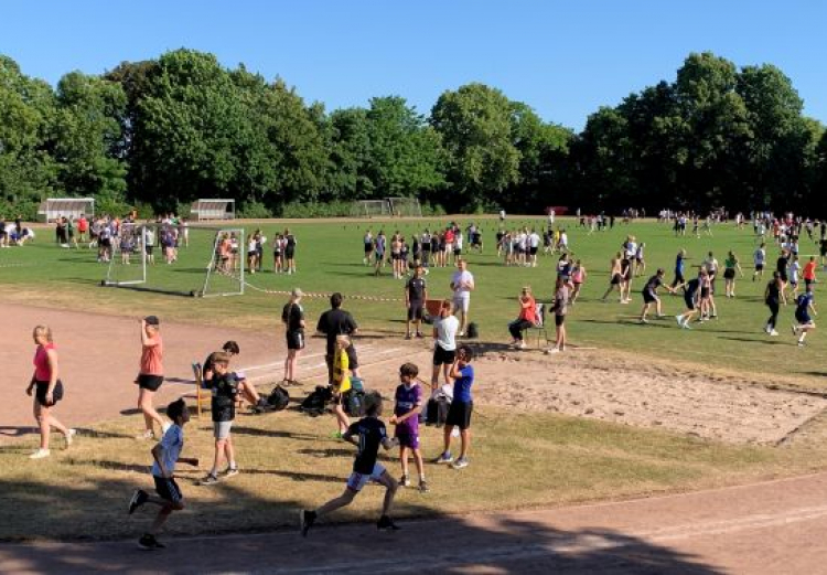 Sportfest auf dem Klushügel