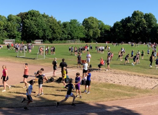 Sportfest auf dem Klushügel