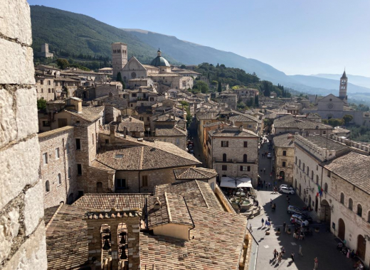 Der erste Tag in Assisi