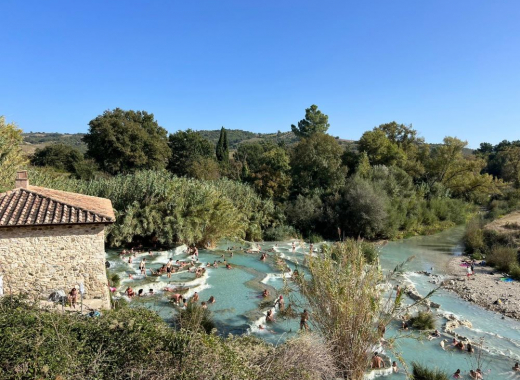 Geothermische Quellen in Saturnia