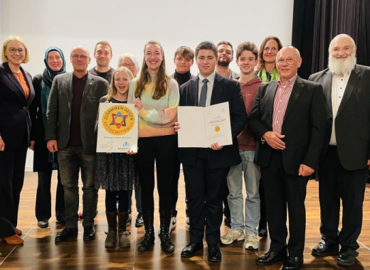 Verleihung des Gütesiegels &quot;Schule gegen Antisemitismus&quot;