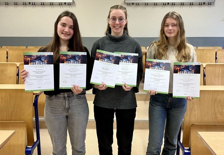 Erfolgreiche Teilnahme an der Biologieolympiade
