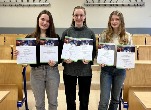 Erfolgreiche Teilnahme an der Biologieolympiade