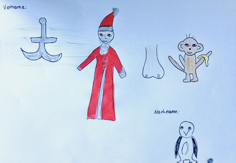 Namensbilder aus der Klasse 5