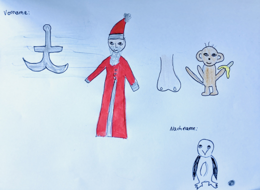 Namensbilder aus der Klasse 5