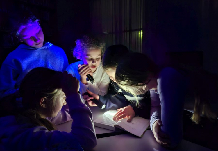 Gemütlich: Lesenacht in der Ursulaschule.