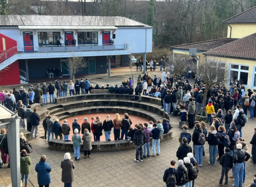 Gedenkminute für die Opfer des Nationalsozialismus