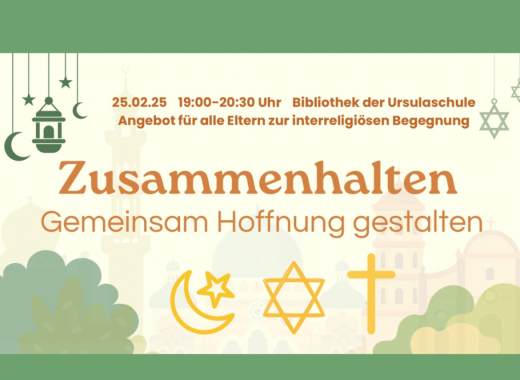 Interreligiöser Abend zum Thema „Zusammenhalten“