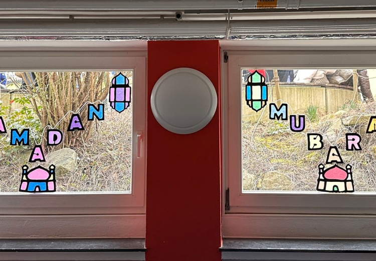 Ramadan-Dekoration in der Ursulaschule