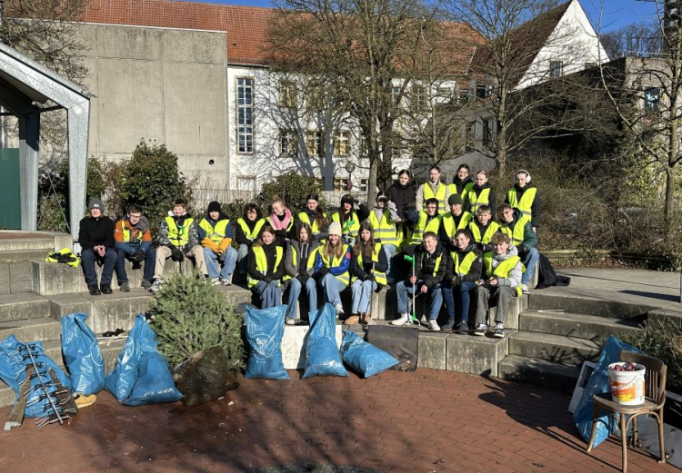 Osnabrücker Stadtputztag - die Ursulaschule ist dabei