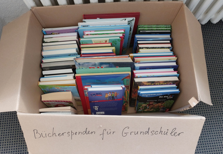 Bücher-Sammelaktion für Grundschüler