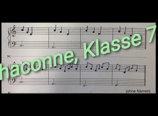Klassen-Chaconne der 7D