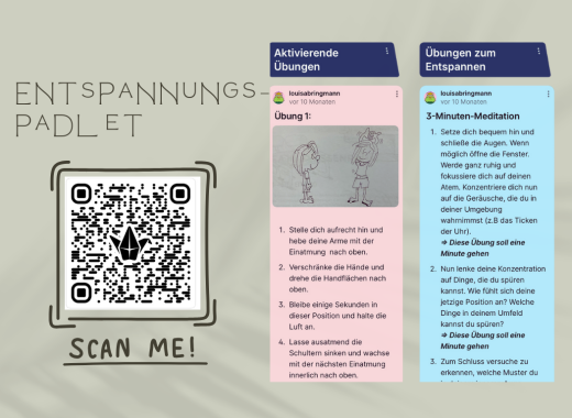 Ursulaschülerinnen entwickeln digitales Angebot zur Entspannung