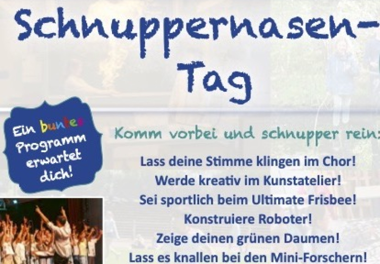 Entdecke die Ursulaschule beim Schnuppernasentag 2025!