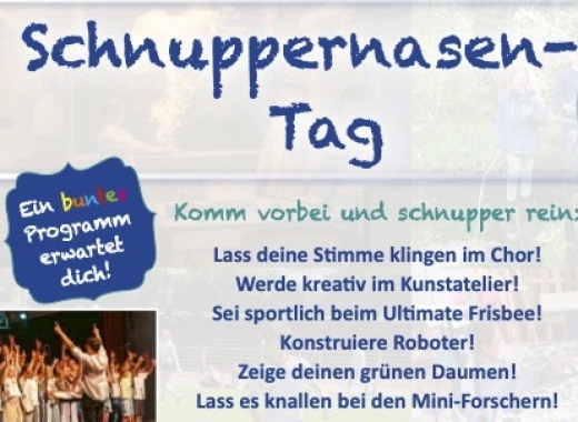 Entdecke die Ursulaschule beim Schnuppernasentag 2025!